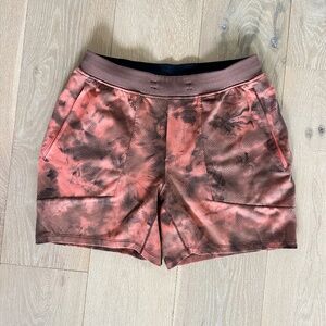 Lululemon tie-dye athletic shorts, L